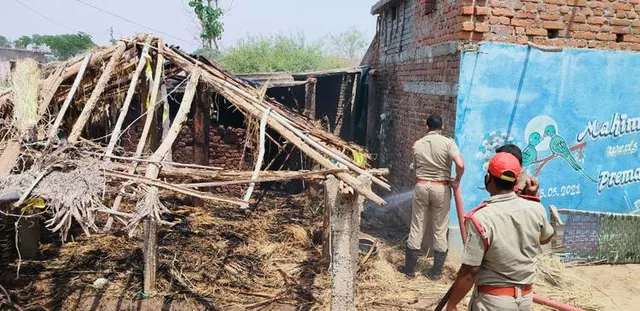 ମେଣ୍ଡାମାଳରେ ଛେଳିଗୁହାଳ ଜଳିଗଲା