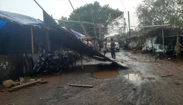 କାଳବୈଶାଖୀରେ ବ୍ୟାପକ କ୍ଷତି, ମହିଳା ଆହତ