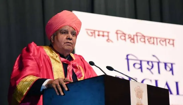 ଧାରା ୩୭୦ ‌ଲେଖିବାକୁ ଆମ୍ବେଦକର ମନା କରିଥିଲେ: ଧନଖଡ଼