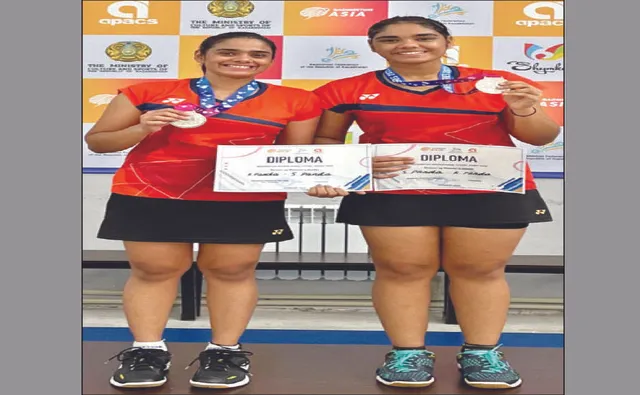 କାଜାଖସ୍ତାନରେ ପଣ୍ଡା ଭଉଣୀ ଜିତିଲେ‌ ରୌପ୍ୟ