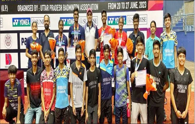 ସର୍ବଭାରତୀୟ ମାନ୍ୟତା ବ୍ୟାଡମିଣ୍ଟନ୍‌: ଓଡ଼ିଶା ସାଇକୁ ୪ ସ୍ବର୍ଣ୍ଣ, ୧ ରୌପ୍ୟ