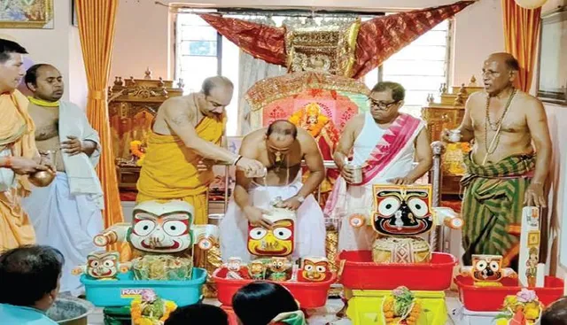 ନଭି ମୁମ୍ବାଇରେ ଶ୍ରୀଜିଉଙ୍କ ସ୍ନାନଯାତ୍ରା