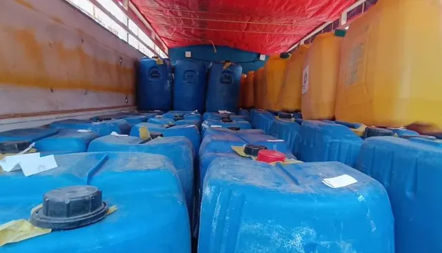 ବେଆଇନ ଡିଜେଲ, ପେଟ୍ରୋଲ ଚାଲାଣ ବେଳେ ଟ୍ରକ୍‌ ଜବତ