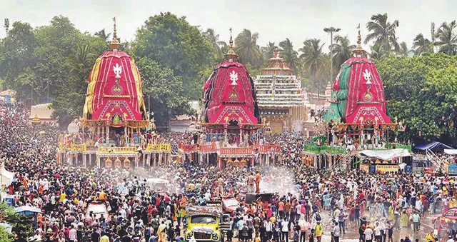 ଶରଧାବାଲିରେ ତିନିରଥ: ଭୋକରେ ରହିଲେ ଠାକୁରେ