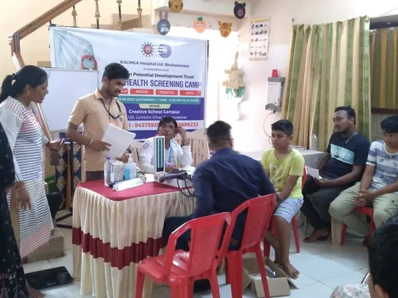 ରୋଟାରୀ ଇ-କ୍ଲବ୍ ଅଫ୍ ମହୋଦଧି ଓ ହ୍ୟୁମାନ ପୋଟେନସିଆଲ ଡ଼େଭେଲପମେଂଟ ଟ୍ରଷ୍ଟ ପକ୍ଷରୁ ନିଃଶୁଳ୍କ ସ୍ୱାସ୍ଥ୍ୟ ପରୀକ୍ଷା ଶିବିର