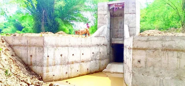 ଅବଧି ପୂରିଲା; ସରୁନି ଗୋପ ନାଳ ସ୍ଲୁଇସ ନିର୍ମାଣ କାମ