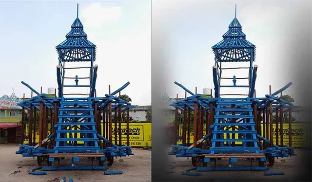 ସରିଲା ଦଧିବାମନଙ୍କ ନନ୍ଦିଘୋଷ ରଥ ନିର୍ମାଣ