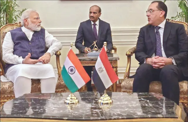 ସୁରକ୍ଷା, ବାଣିଜ୍ୟ, ନିବେଶ ଉପରେ ମୋଦୀ-ମୁସ୍ତଫା ଆଲୋଚନା