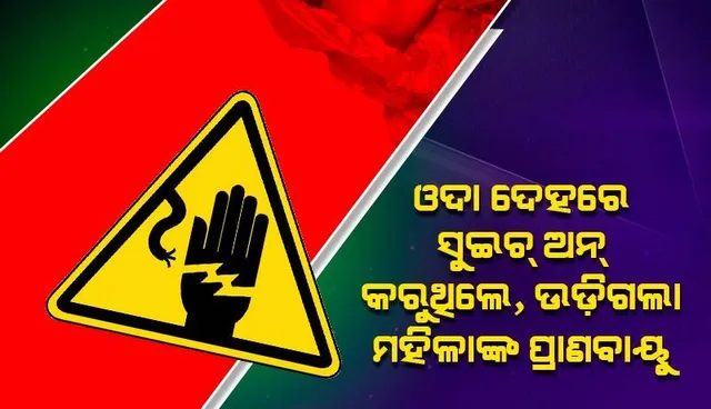 ସ୍ନାନ ସାରି ଘର ଭିତରକୁ ପଶିଲେ ମହିଳା, ସୁଇଚ୍ ଅନ୍ କରୁକରୁ ଚାଲିଗଲା ଜୀବନ