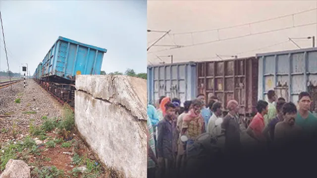 ମୃତ୍ୟୁ ଏମିତି ବି ଆସେ: ଘୂର୍ଣ୍ଣିଝଡ଼ରେ ଛାଏଁ ଗଡ଼ିଲା ମାଲଗାଡ଼ି, ୬ ଶ୍ରମିକ ମୃତ