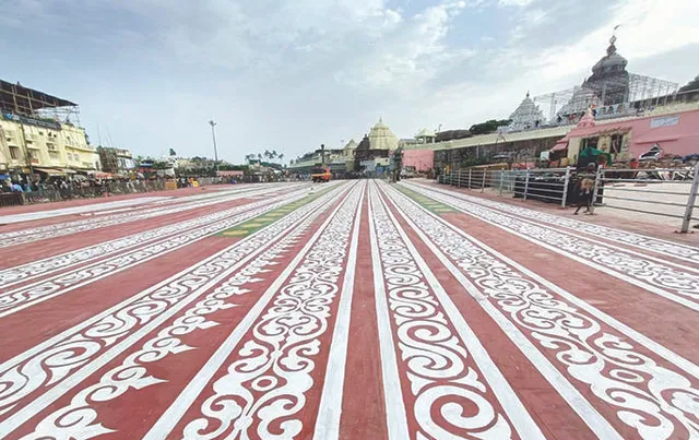 ସିଂହଦ୍ବାରରେ ରଙ୍ଗର ଝୋଟି