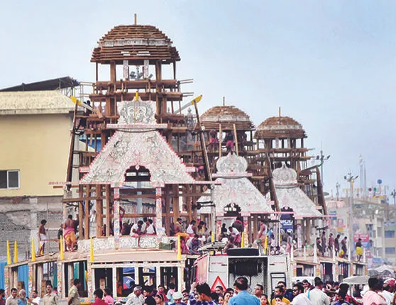 ତିନି ରଥର ପ୍ରଭା କାମ ଜାରି