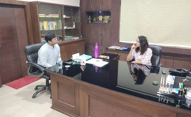 ଝାରସୁଗୁଡ଼ା ଜିଲ୍ଲାପାଳଙ୍କୁ ଭେଟିଲେ ଦିଲ୍ଲୀପ ତିର୍କିି