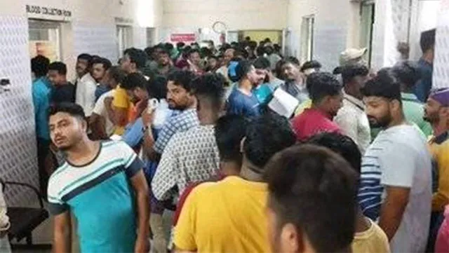 ରକ୍ତ ଦେବା ପାଇଁ ବାଲେଶ୍ବର ଜିଲ୍ଲା ହସପିଟାଲରେ ଲମ୍ବା ଲାଇନ