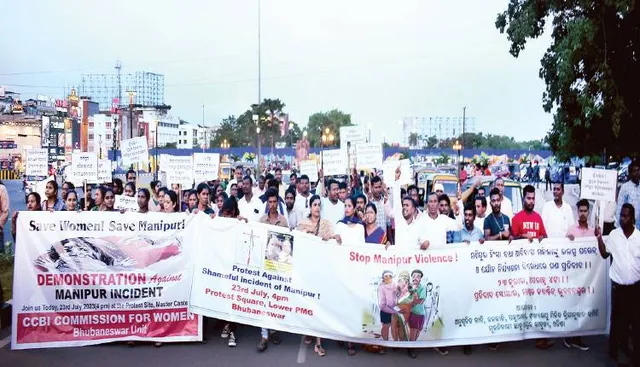ରାଜଧାନୀରେ ମଣିପୁର ହିଂସାର ପ୍ରତିବାଦ: ଦୋଷୀମାନଙ୍କୁ କଠୋର ଦଣ୍ଡବିଧାନ ହେଉ