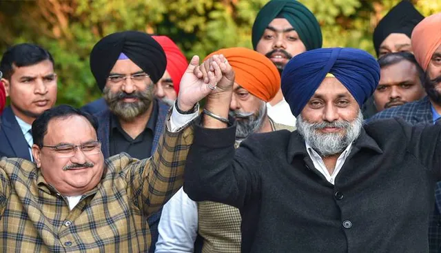 ହାତ ମିଳାଇ ପାରନ୍ତି ଅକାଳି ଦଳ ଓ ବିଜେପି