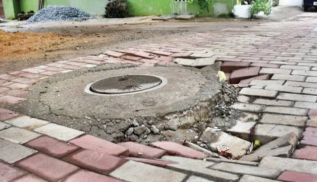 ଚାରି ଚାରି ଥର ମରାମତି ପରେ ବି ରାସ୍ତା ଫାଟି ଆଁ