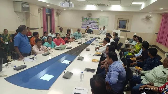 ନେତ୍ର ଜ୍ୟୋତି କାର୍ଯ୍ୟକ୍ରମର ସମୀକ୍ଷା ବୈଠକ