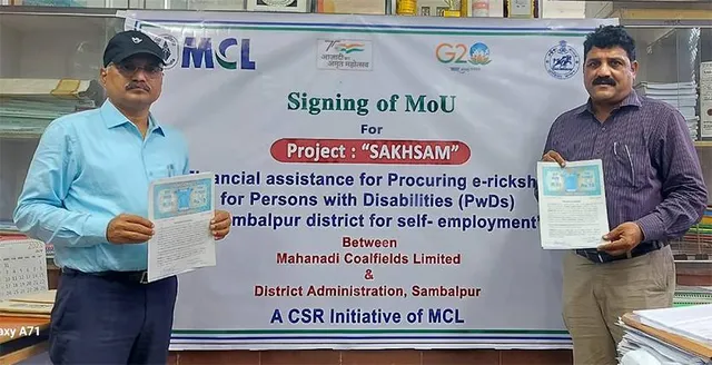 ଭିନ୍ନକ୍ଷମଙ୍କୁ ୫୦ ଇ-ରିକ୍ସା ଦେବ ଏମ୍‌ସିଏଲ୍‌