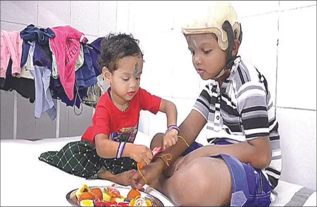 ଜଗା ହାତରେ ରାଖି ବାନ୍ଧିଲା ସୁଭଦ୍ରା