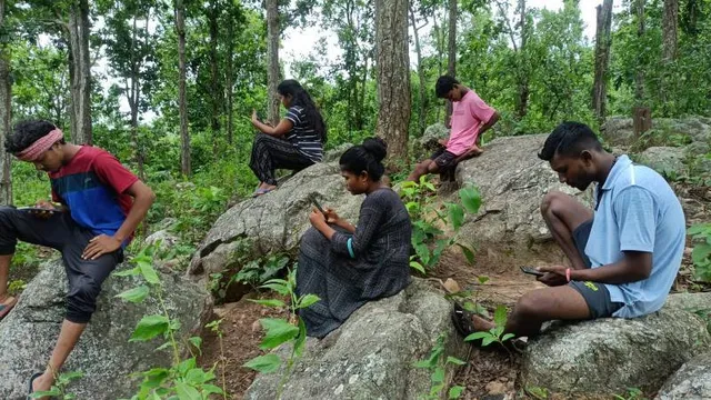 ମୌଳିକ ସୁବିଧାରୁ ବଞ୍ଚିତ ସିପାଏଜୁ ଗ୍ରାମ, ମୋବାଇଲ ନେଟୱାର୍କ ଖୋଜିବା ପାଇଁ ଦୁଇ କିମି ଜଙ୍ଗଲ ପାହାଡ଼ ଚଢ଼ୁଛନ୍ତି ଯୁବପିଢ଼ି