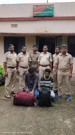 ଗ‌ଞ୍ଜେଇ ଜବତ, ୨ ଗିରଫ