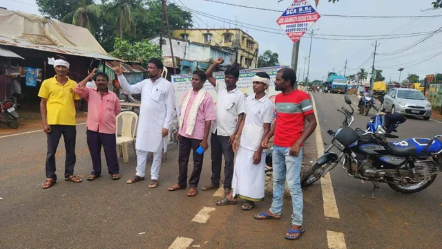 ମାଲକାନଗିରି: ଆଦିବାସୀ ଏକତା ପରିଷଦ ପକ୍ଷରୁ ଭାରତ ବନ୍ଦ ପାଳନ