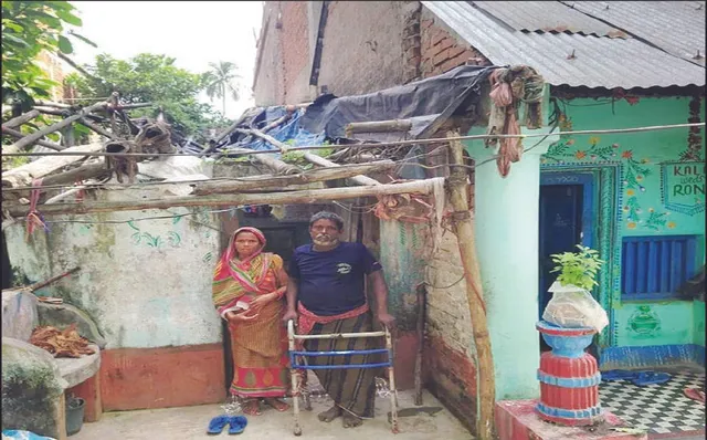 ଭଙ୍ଗାଘରେ ବିତୁଛି ଜୀବନ: ଅନଟନରେ ସାଇକେଲ ଦୋକାନୀ ଜଗନ୍ନାଥଙ୍କ ପରିବାର