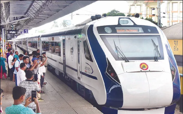 ଟ୍ରାଏଲ୍‌ ରନ୍‌ରେ ତାଳଚେରକୁ ଗଡ଼ିଲା ବନ୍ଦେଭାରତ ଏକ୍ସପ୍ରେସ୍‌