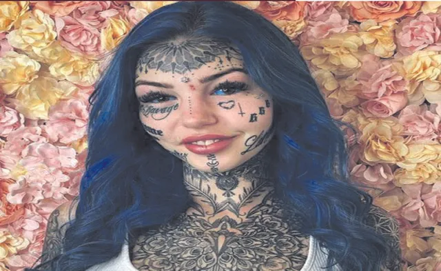 ଡ୍ରାଗନ୍‌ ଗାର୍ଲ : ଶରୀରର ୯୮ ପ୍ରତିଶତ ଅଂଶ ବିଭିନ୍ନ ପ୍ରକାର ଚିତାରେ ଭର୍ତ୍ତି