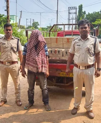 ଦେଢ଼ ଲକ୍ଷ ଟଙ୍କାର ଆସ୍କା ଫର୍ଟି ଜବତ, ଜଣେ ଗିରଫ