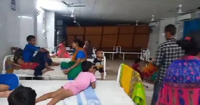 ୨୦ କୋଟି ବ୍ୟୟରେ ନିର୍ମିତ ଡାକ୍ତରଖାନା ଛାତରୁ ଖସିଲା ପ୍ଲେଟ, ଶିଶୁୱାର୍ଡରେ ବର୍ତ୍ତିଲେ ରୋଗୀ