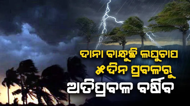 ୨୪ ଘଣ୍ଟା ମଧ୍ୟରେ ୨୦ ଜିଲ୍ଲାରେ ବଜ୍ରପାତ ସହ ଝଡ଼ବର୍ଷା; ୫ ଜିଲ୍ଲାରେ ପ୍ରବଳ ବର୍ଷା ସମ୍ଭାବନା