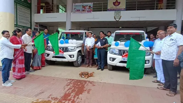 ରାୟଗଡ଼ାରେ ୨ଟି ଏମଏଚୟୁ ଗାଡ଼ି ଉଦ୍‌ଘାଟିତ