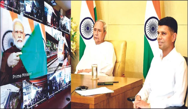 ଓଡ଼ିଶାରେ ଗଡ଼ିଲା ଦ୍ବିତୀୟ ବନ୍ଦେ ଭାରତ: ପୁରୀ-ରାଉରକେଲା ସମେତ ୯ଟି ଏକ୍ସପ୍ରେସ୍‌ର ‌ଶୁଭାରମ୍ଭ