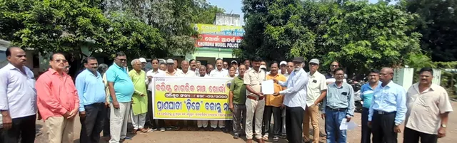 ଡିଜେ ବ୍ୟବହାର ବନ୍ଦ ପାଇଁ ବରିଷ୍ଠ ନାଗରିକ ମଞ୍ଚର ବିକ୍ଷୋଭ