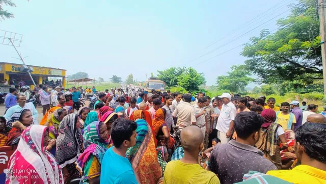 ପାଣି ପାଇଁ ଜାତୀୟ ରାଜପଥ ଅବରୋଧ