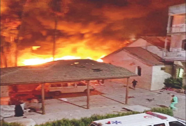 ଗାଜା ହସ୍ପିଟାଲରେ ବୋମାମାଡ଼,  ୫୦୦ ମୃତ