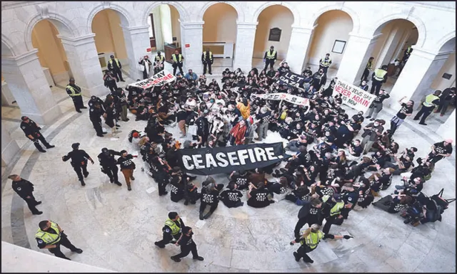 ଗାଜାରେ ଅସ୍ତ୍ରବିରତି ଦାବି: ଆମେରିକା, ୟୁରୋପରେ ପାଲେଷ୍ଟିନୀୟ ସମର୍ଥକଙ୍କ ଆନ୍ଦୋଳନ