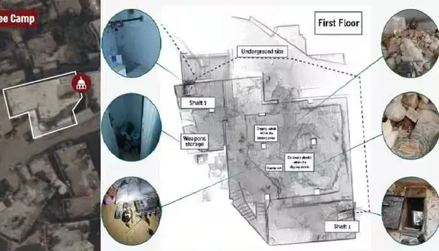 ବିମାନ ଆକ୍ରମଣରେ ମସ୍‌ଜିଦ୍‌ ତଳେ ଥିବା ହମାସ୍‌ ‘କମାଣ୍ଡ୍‌ ସେଣ୍ଟର୍‌’ ଧ୍ବଂସ କଲା ଇସ୍ରାଏଲ୍‌