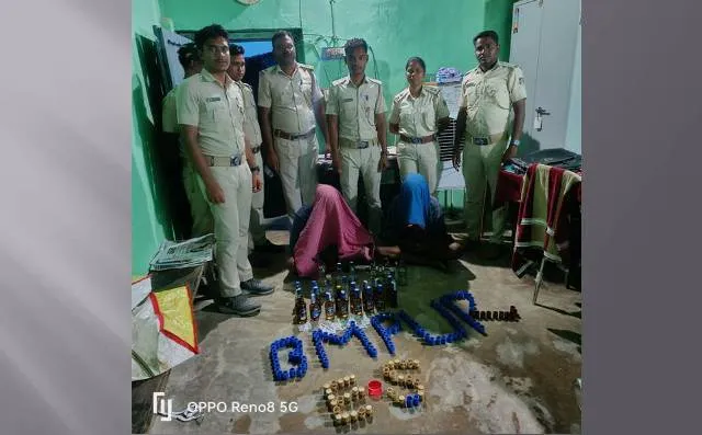 ନକଲି ବିଦେଶୀ ମଦ ପ୍ରସ୍ତୁତ କରୁଥିଲେ, ଗିରଫ ହେଲେ ୨ ଅଭିଯୁକ୍ତ