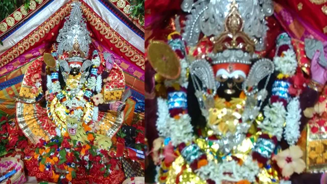 ମା’ଙ୍କର ଜଗଦ୍ଧାତ୍ରୀ ବେଶ: ପଞ୍ଚମ ଦିନରେ ପୂଜା ପାଇଲେ ଭଦ୍ରକାଳୀ