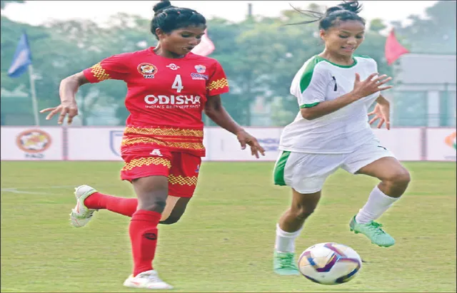 ଓଡ଼ିଶାର ବିଜୟ ଅଭିଯାନ: ଜାତୀୟ ମହିଳା ଫୁଟ୍‌ବଲ୍‌ ଉଦ୍‌ଘାଟିତ, ଗୋଆ ୩-୧ରେ ଅରୁଣାଚଳକୁ ହରାଇଲା