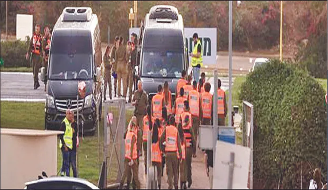 ୨୫ ପଣବନ୍ଦୀଙ୍କୁ ଛାଡ଼ିଲା ହମାସ୍‌: ଗାଜାରେ ଅଟକିଲା ଯୁଦ୍ଧ, ରାଫା ସୀମାଦେଇ ପହଞ୍ଚିଲା ରିଲିଫ୍‌