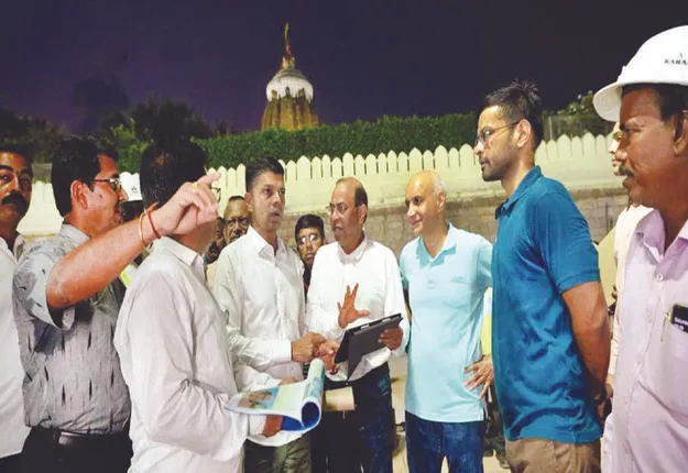 ଶ୍ରୀମନ୍ଦିର ପରିକ୍ରମା ପ୍ରକଳ୍ପ ସମୀକ୍ଷା କଲେ ୫-ଟି ଅଧ୍ୟକ୍ଷ: ଡିସେମ୍ବର ୧୫ ସୁଦ୍ଧା କାମ ସାରିବାକୁ ନିର୍ଦ୍ଦେଶ