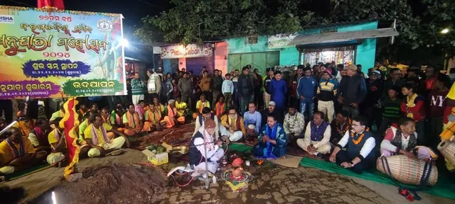 ବିଶ୍ବପ୍ରସିଦ୍ଧ ବରଗଡ଼ ଧନୁଯାତ୍ରା ପାଇଁ ଶୁଭସ୍ତମ୍ଭ ସ୍ଥାପନ 