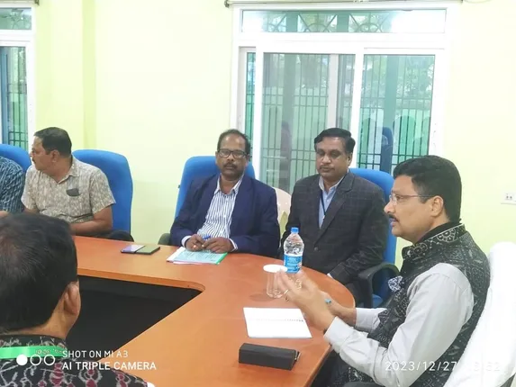 ଉନ୍ନୟନମୂଳକ କାର୍ଯ୍ୟର ସମୀକ୍ଷା କଲେ କୃଷି ମୁଖ୍ୟ ଶାସନ ସଚିବ