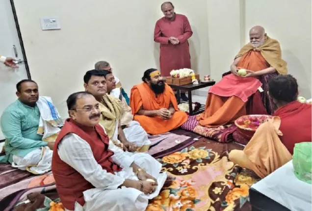 ଉଜ୍ଜୟିନୀରେ ଶଙ୍କରାଚାର୍ଯ୍ୟଙ୍କୁ ଭେଟିଲା ଶ୍ରୀମନ୍ଦିର ପ୍ରଶାସନ