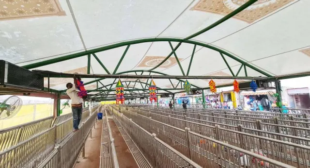 ଶ୍ରୀମନ୍ଦିରରେ ନୂଆବର୍ଷରୁ ନୂଆ ଦର୍ଶନ ବ୍ୟବସ୍ଥା: ଯୁଦ୍ଧକାଳୀନ ଭିତ୍ତିରେ ଚାଲିଛି ଏସି ସେଡ୍‌, ବ୍ୟାରିକେଡିଂ