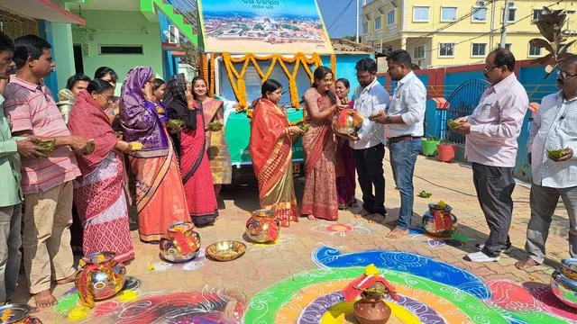 ଶ୍ରୀମନ୍ଦିର ପରିକଳ୍ପନା ପ୍ରକଳ୍ପ ଲୋକାର୍ପଣ ଉତ୍ସବ: ଘୁମୁସର ଉଦୟଗିରିରେ ବୁଲିଲା ଶ୍ରୀଜଗନ୍ନାଥ ଅର୍ପଣ ରଥ